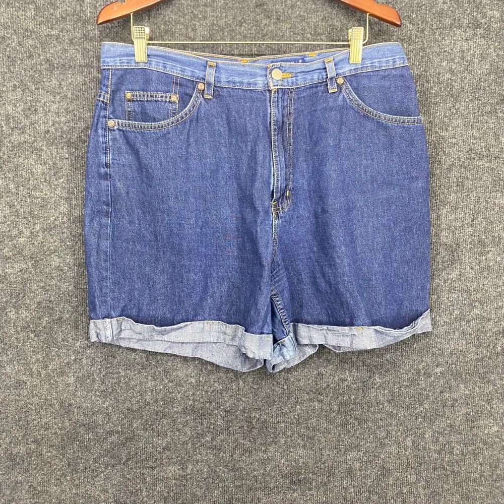 Stuffed Shirt Jeanswear Mens Blue High Rise Denim Shorts Size 18 R908G6 Two Tone